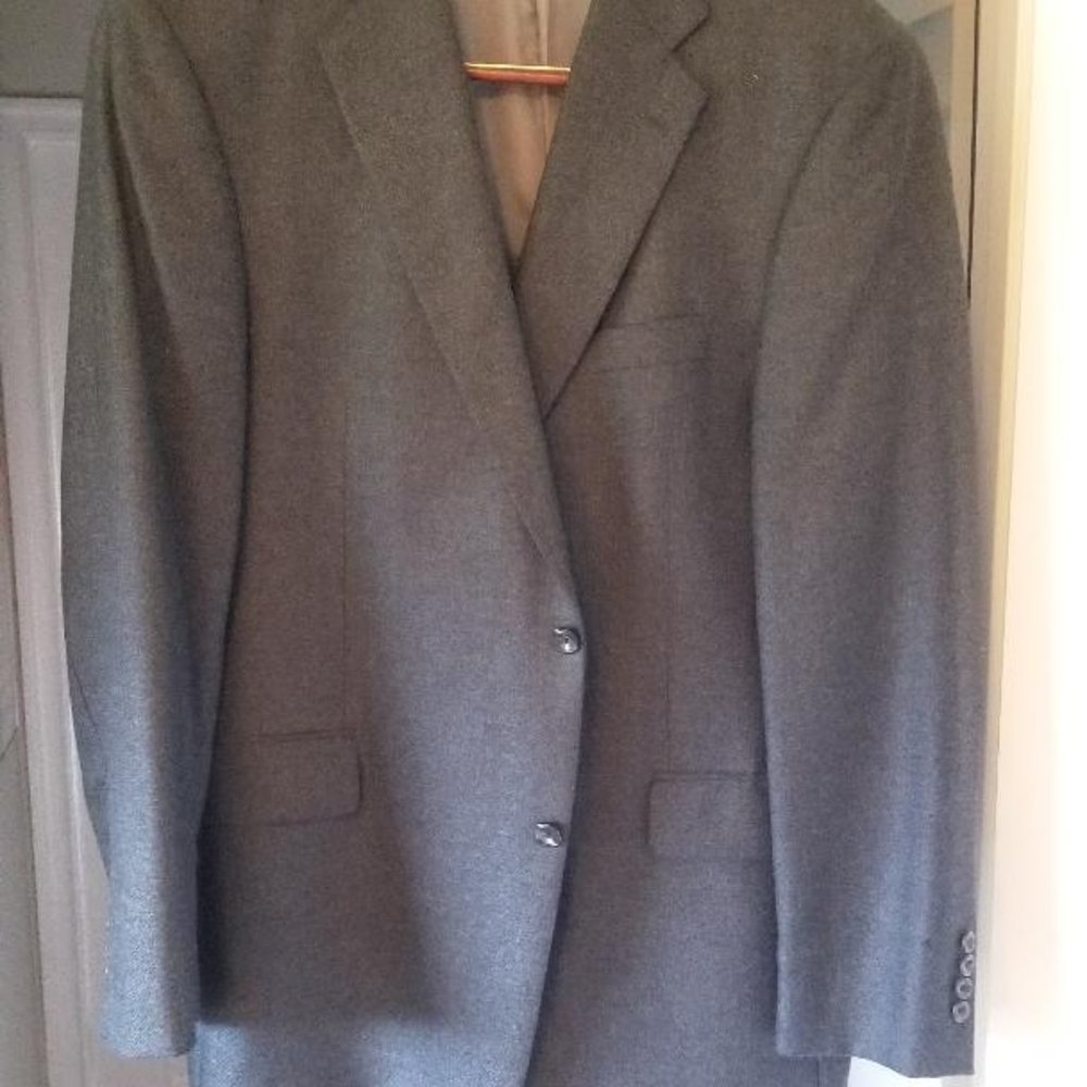 Gray Camel Hair Blazer
